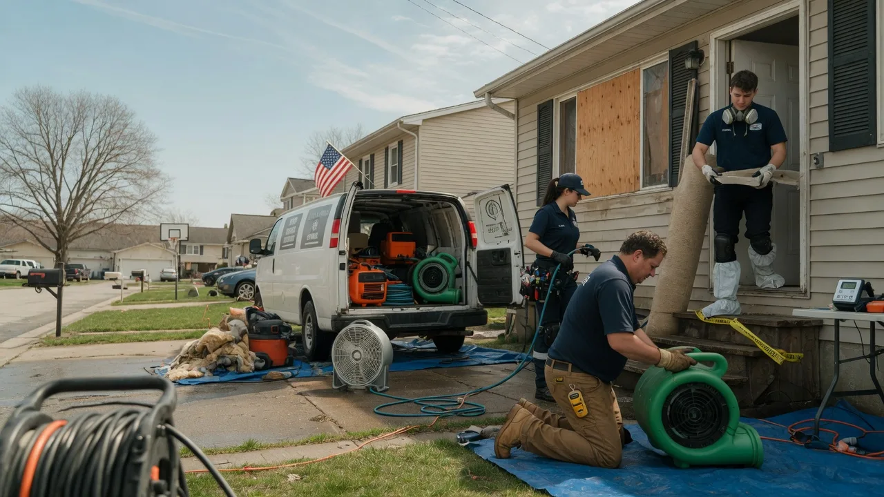 Water Damage Restoration in Mounds, OK near me